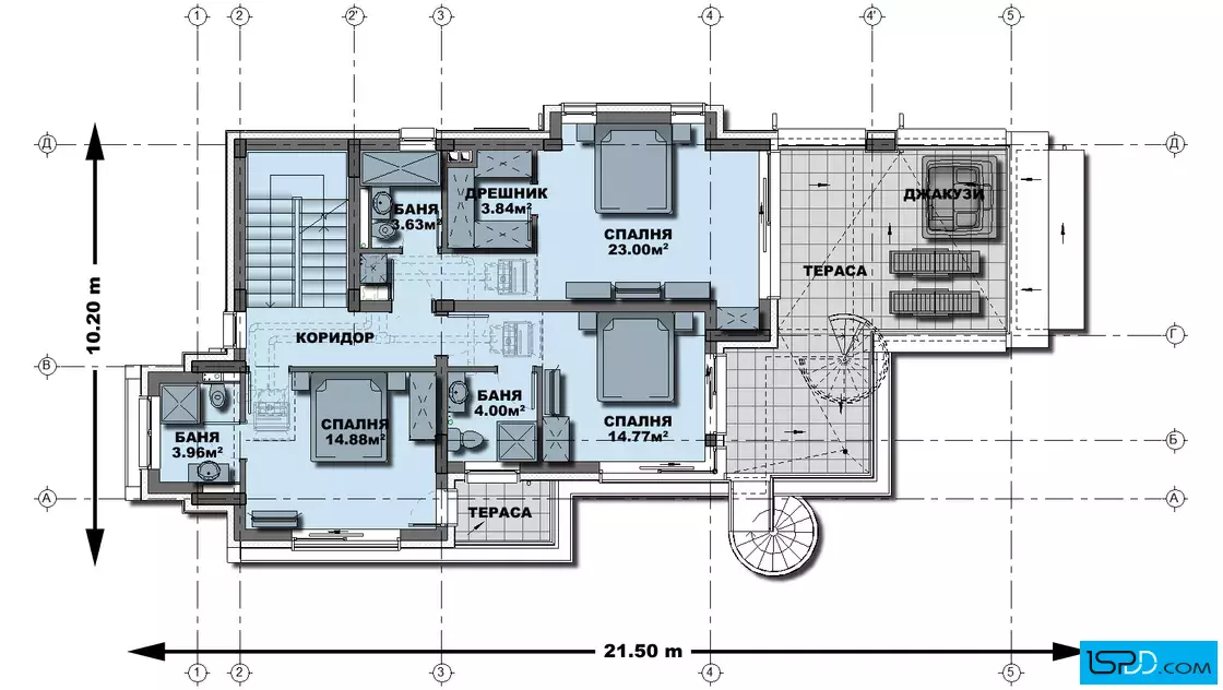 План на втори етаж