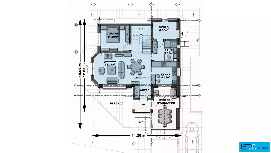 План на първи етаж