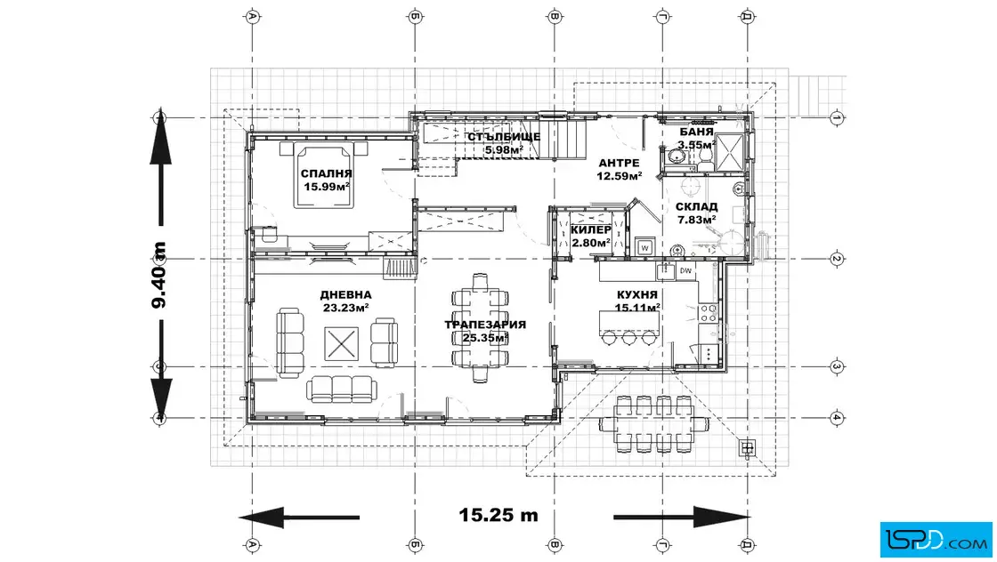 План на първи етаж