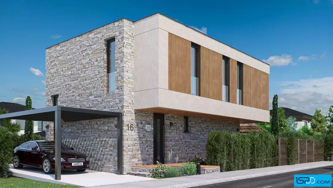 Проект на къща в с. Лозенец