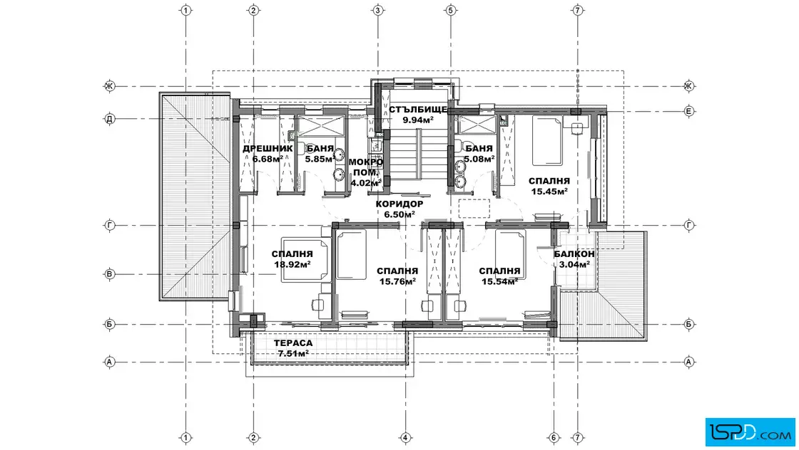 План на втори етаж