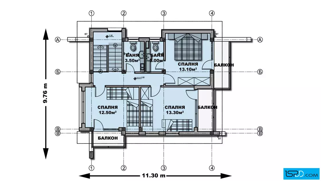 План на втори етаж