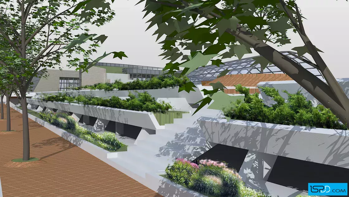 Паркинг и търговска площ