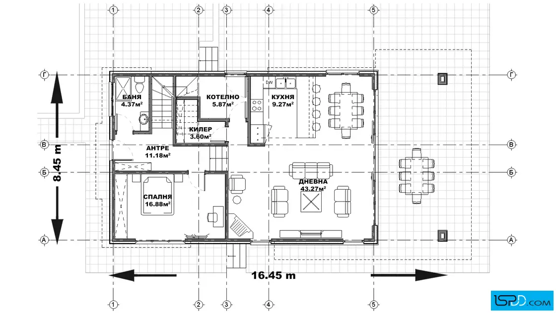 План на първи етаж