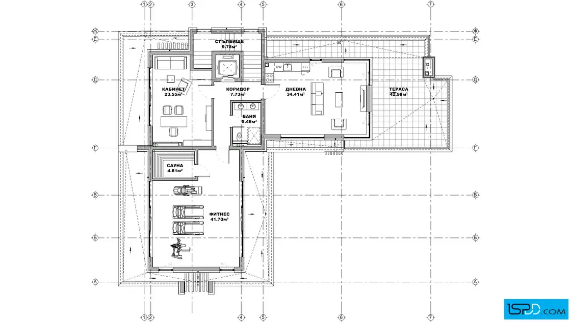 План на трети етаж