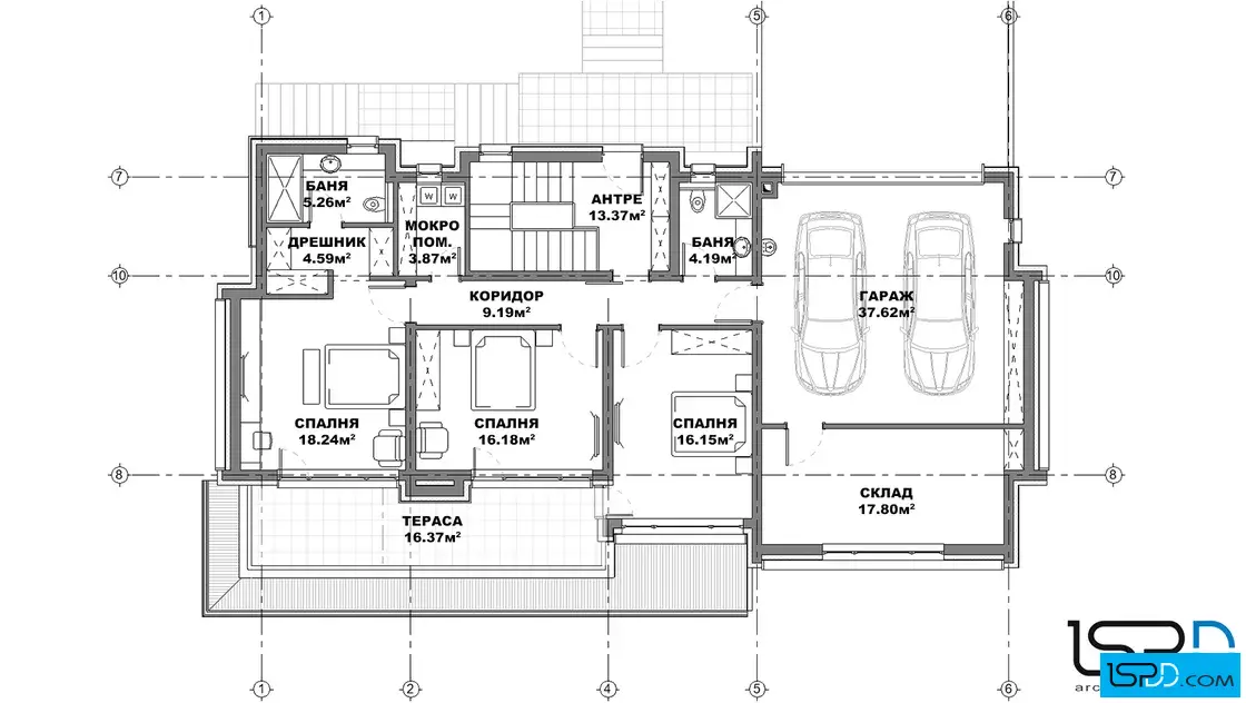 План на втори етаж