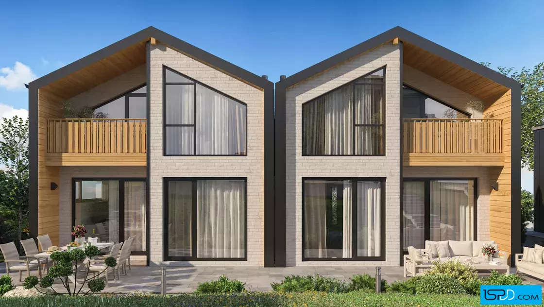 Проект на двуфамилна къща в гр. София