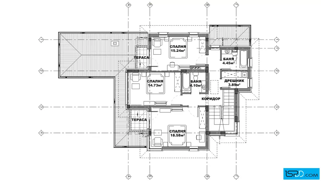 План на втори етаж