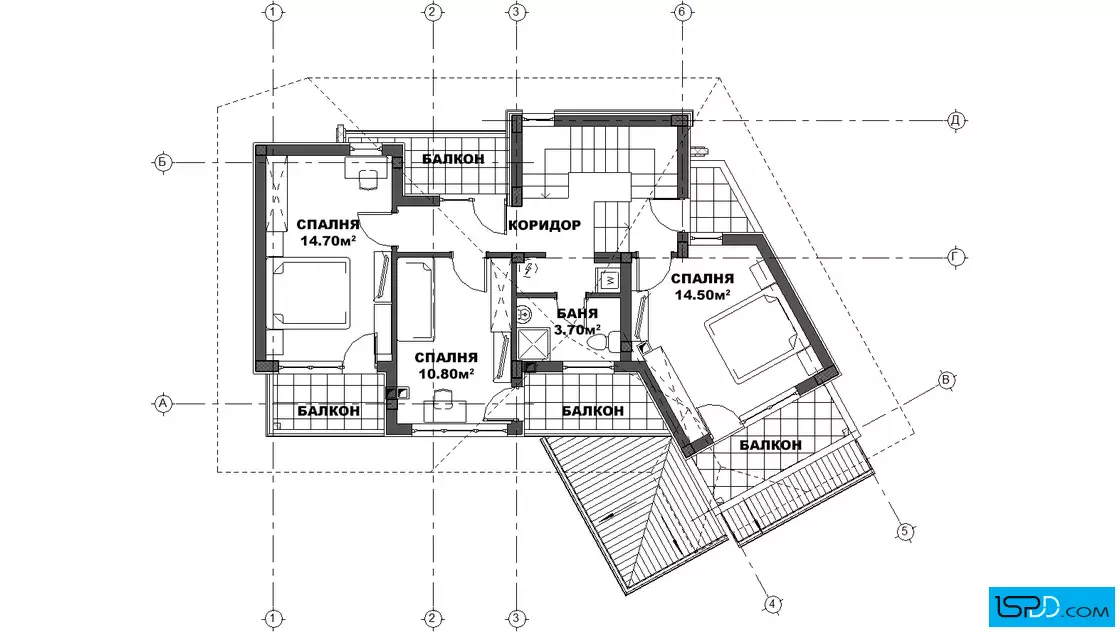 План на втори етаж