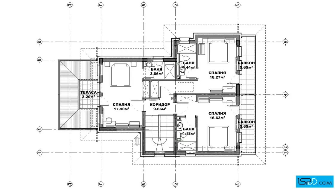 План на втори етаж