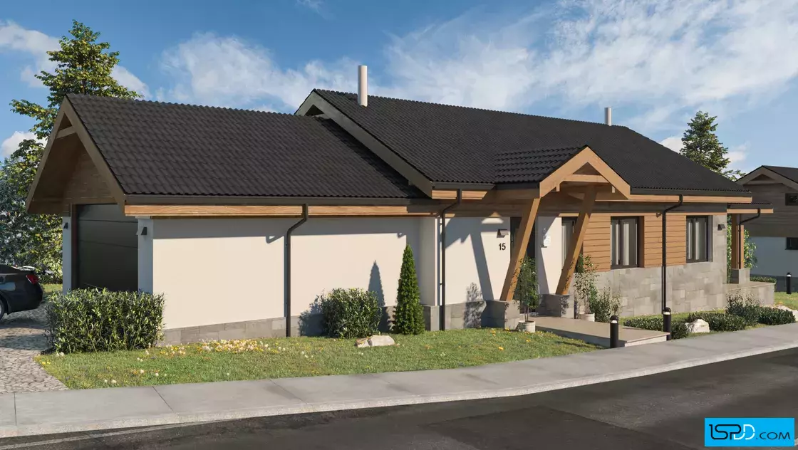 Проект на къща в гр. Нови Искър