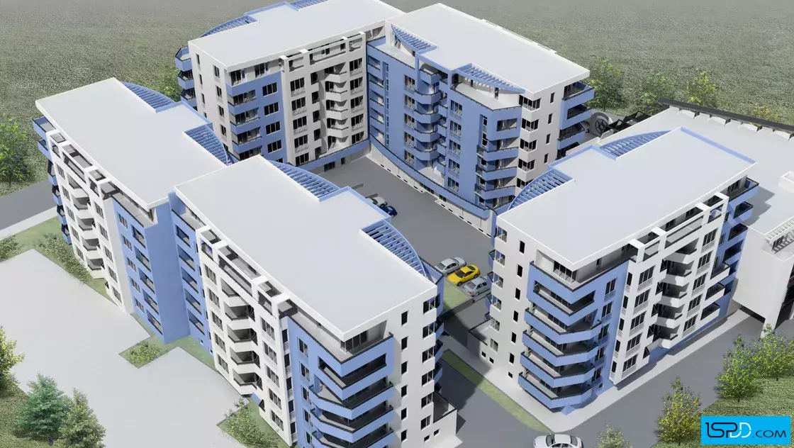 Жилищна група с търговски център