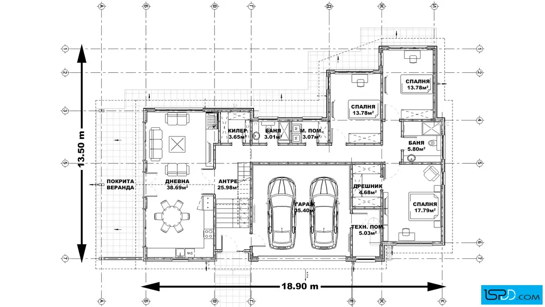 План на първи етаж