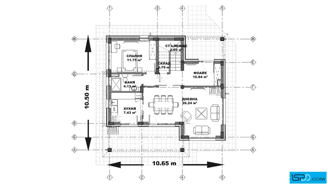 План на първи етаж
