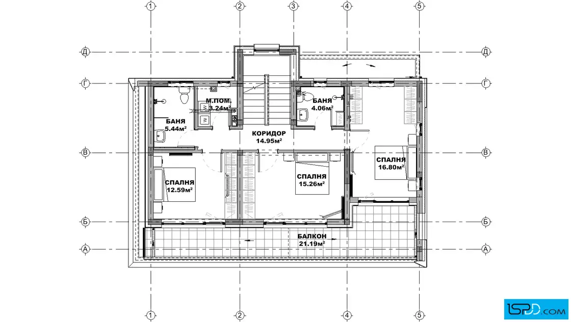 План на втори етаж