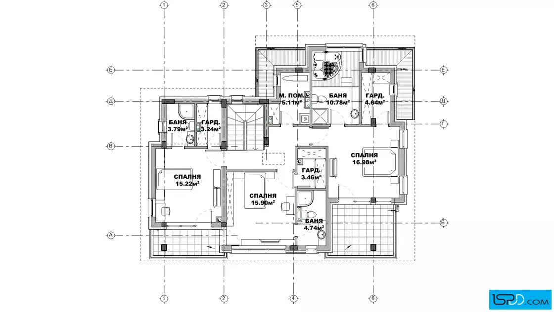 План на втори етаж