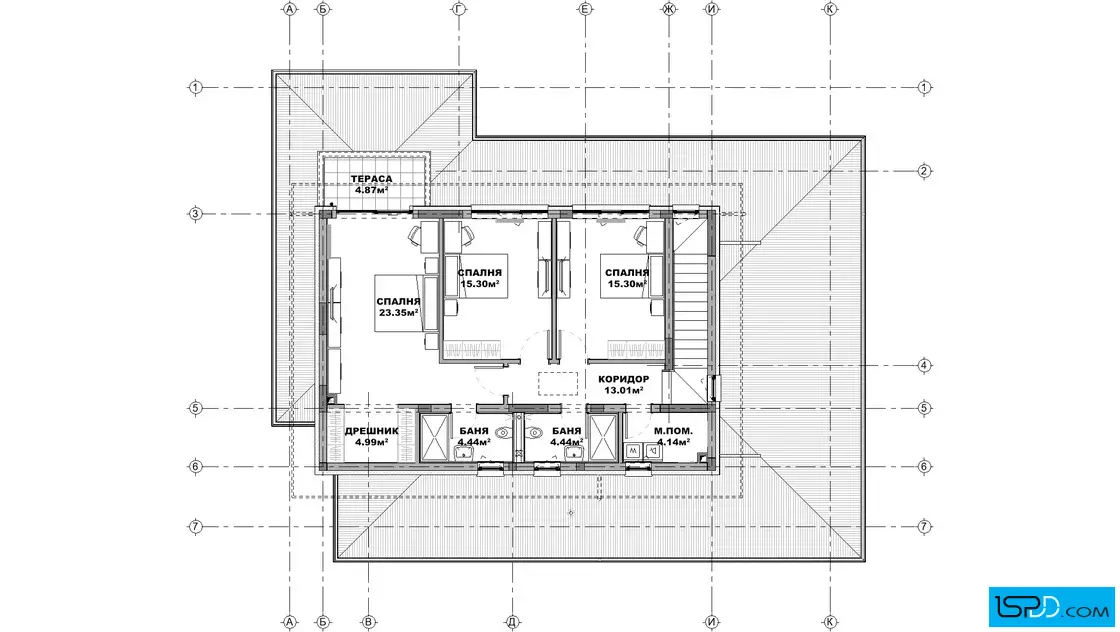 План на втори етаж