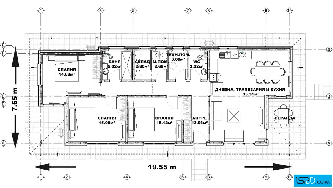 План на първи етаж