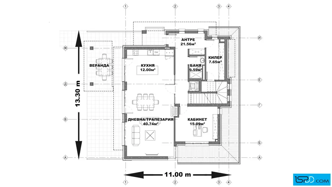 План на първи етаж