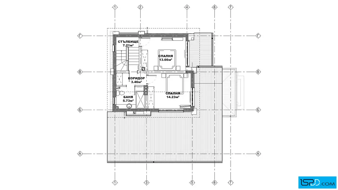 План на трети етаж