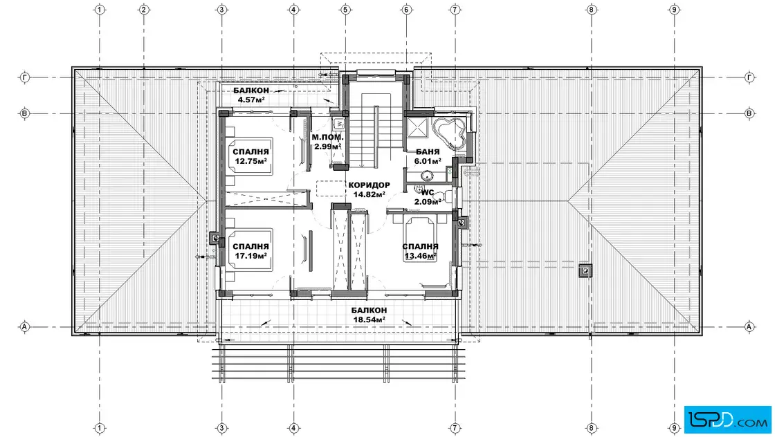 План на втори етаж