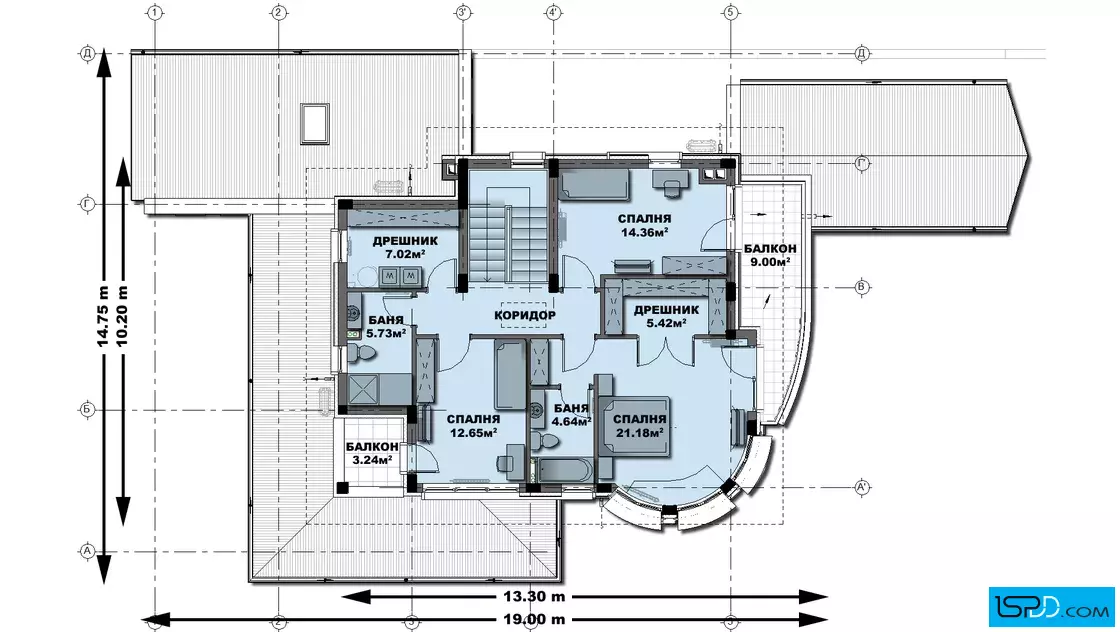 План на втори етаж