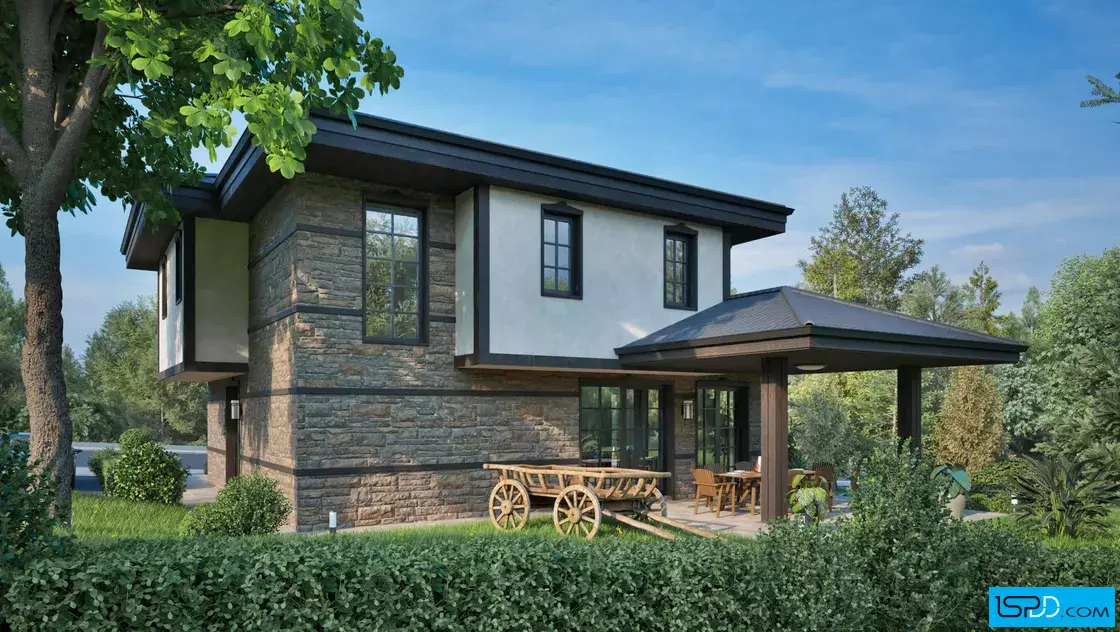 Проект на къща във в.з. Ярема