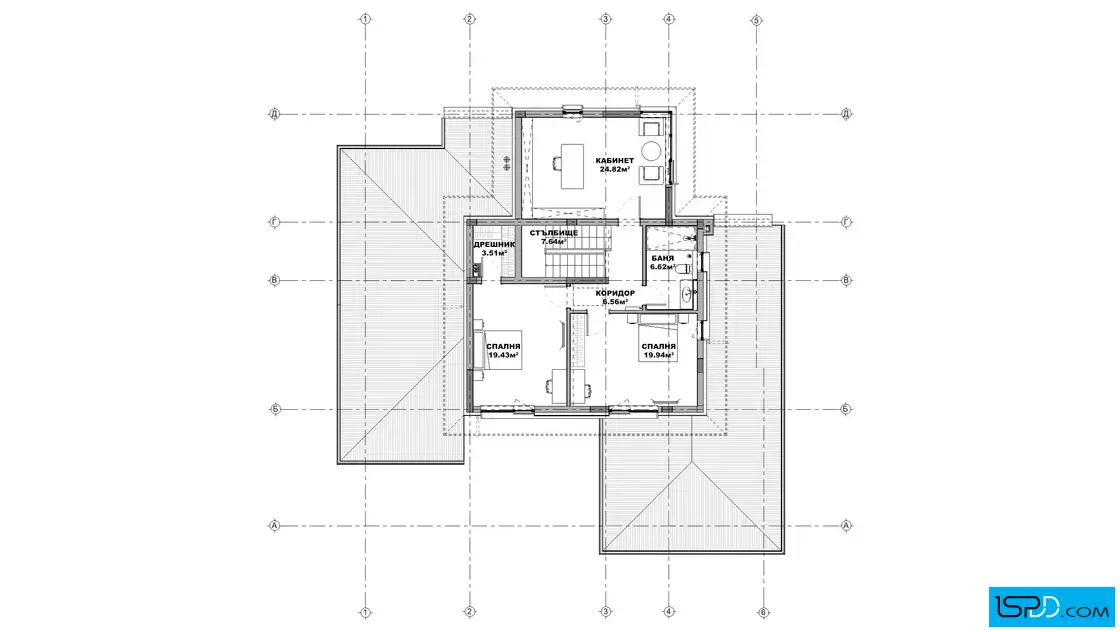 План на втори етаж План на втори етаж