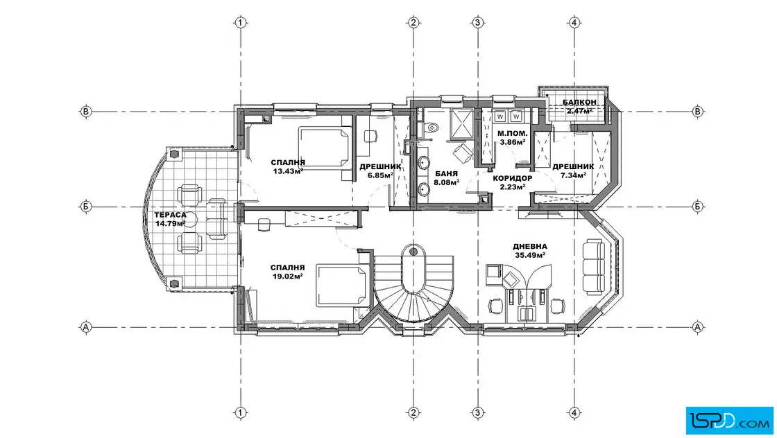 План на втори етаж