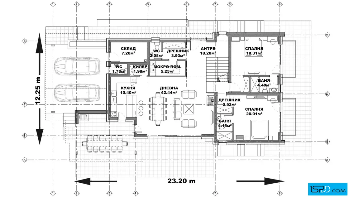 План на първи етаж