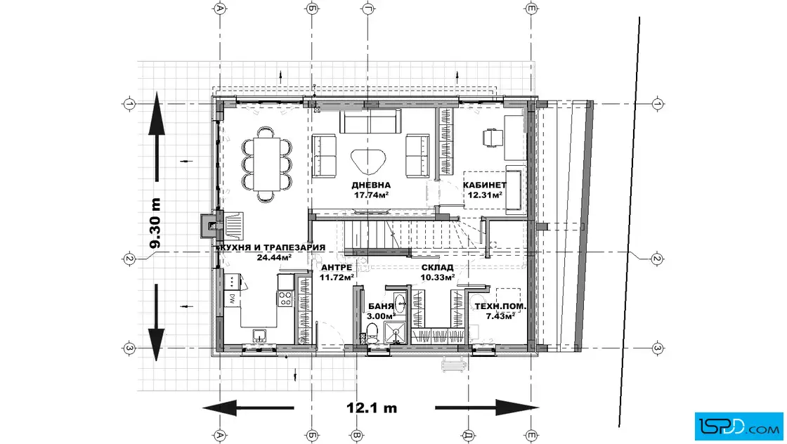 План на първи етаж