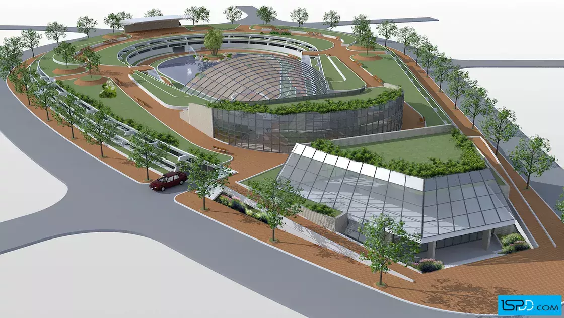 Паркинг и търговска площ