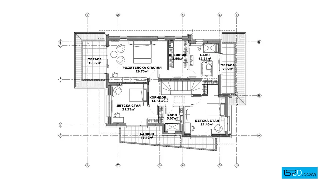План на втори етаж