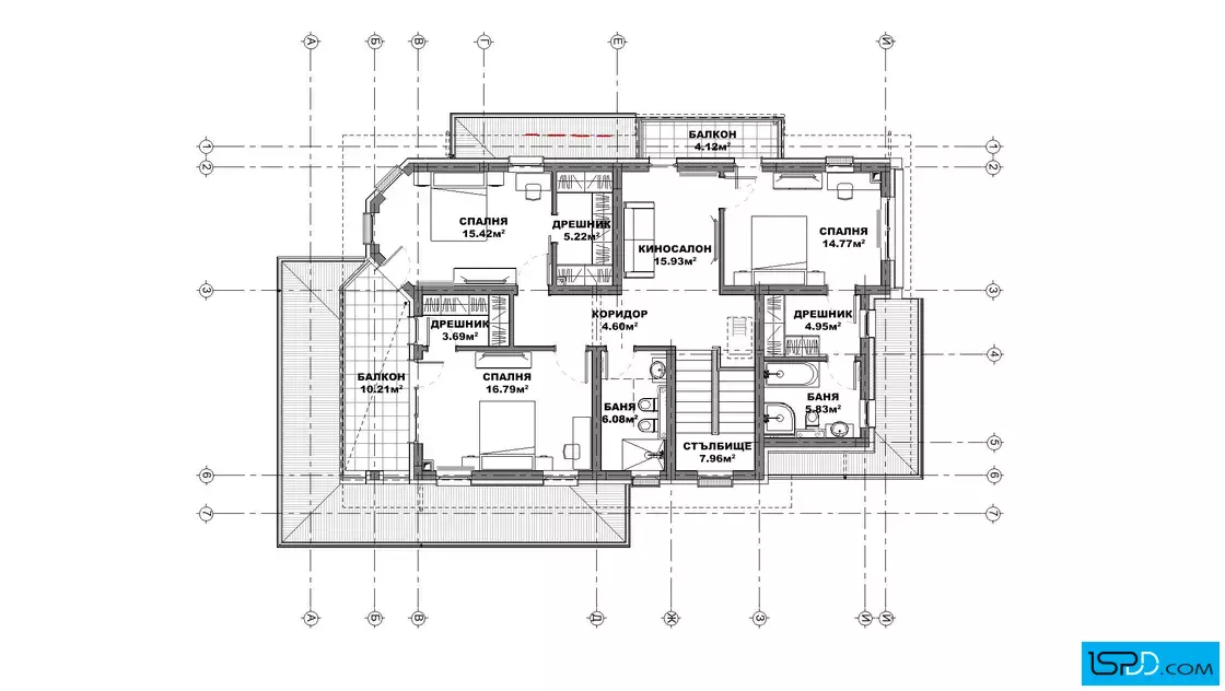 План на втори етаж