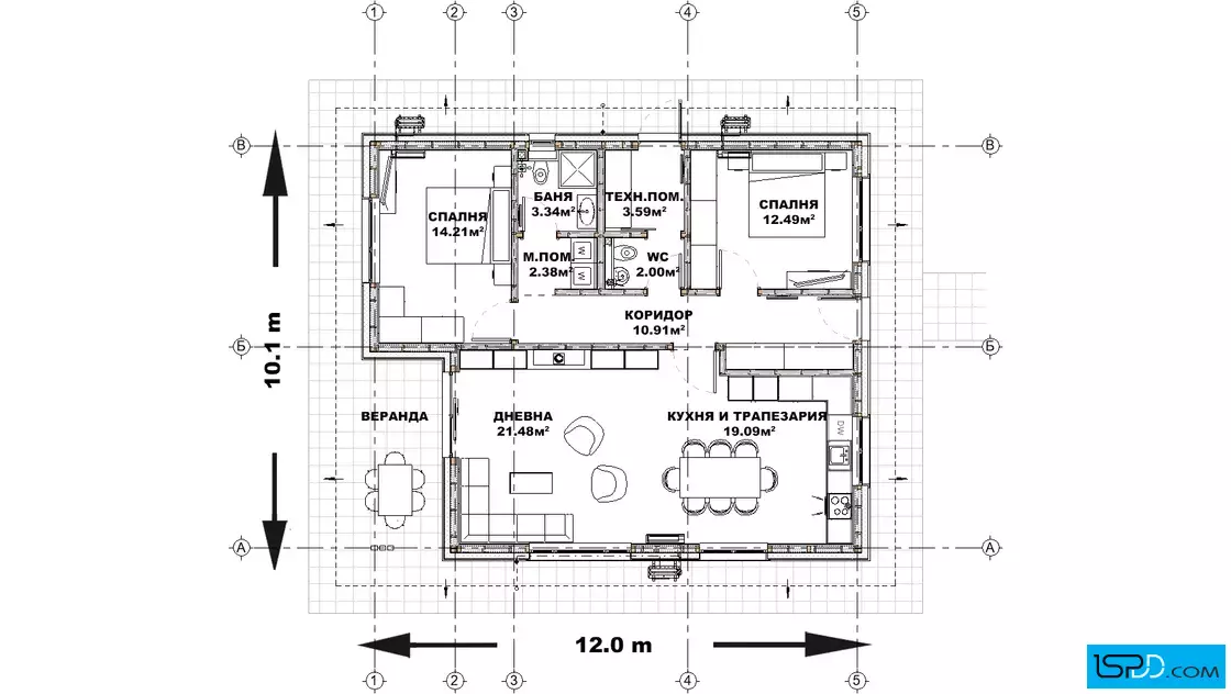 План на първи етаж