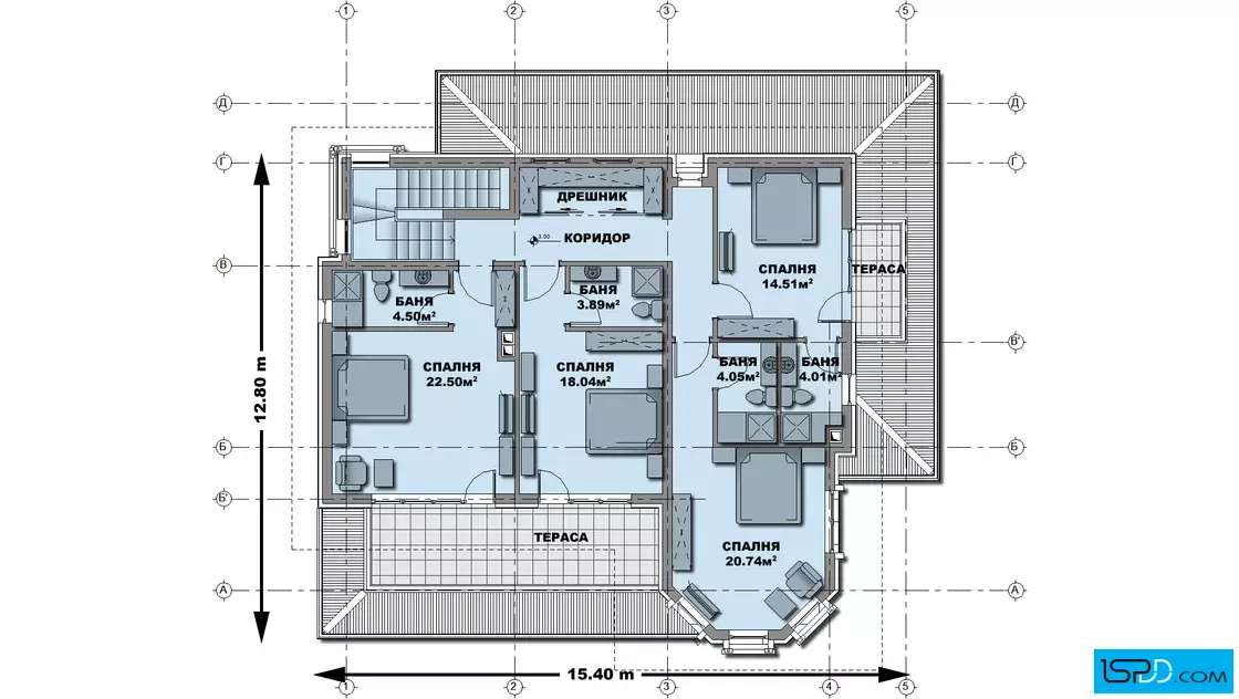 План на втори етаж