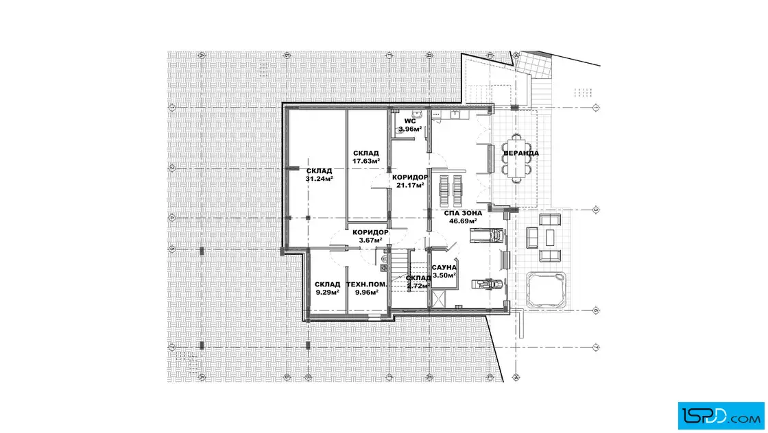 План на подземен етаж