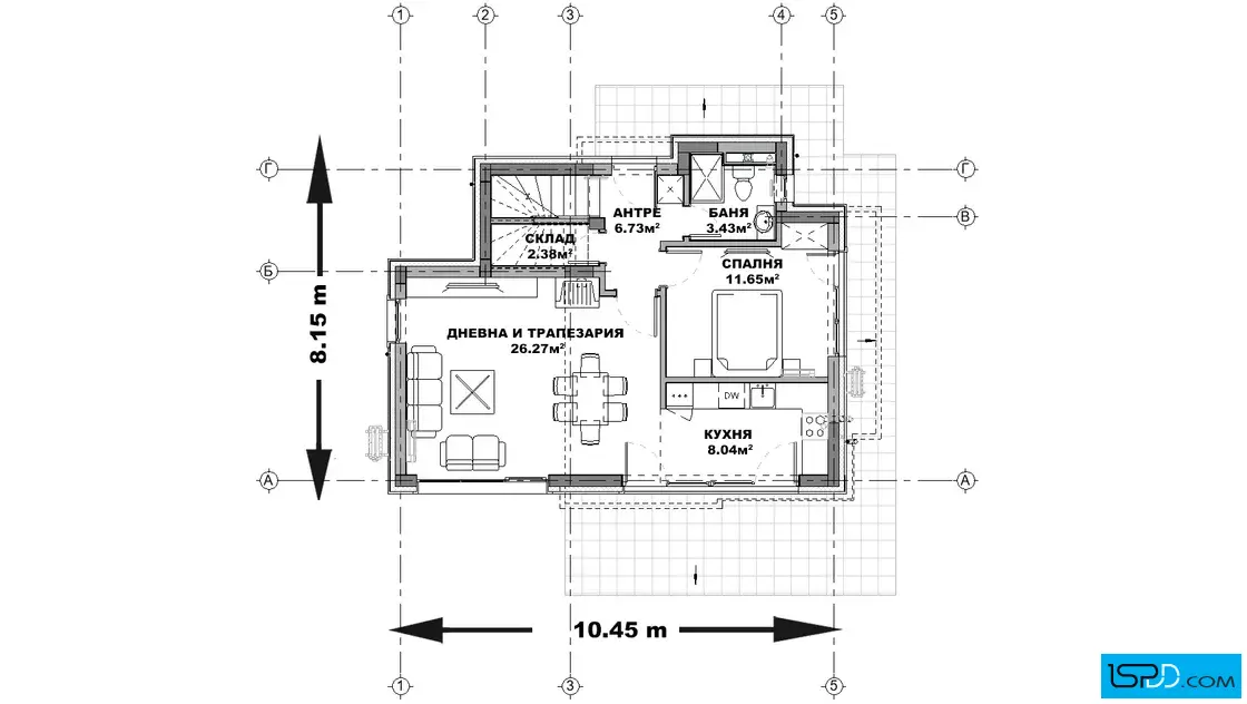 План на първи етаж
