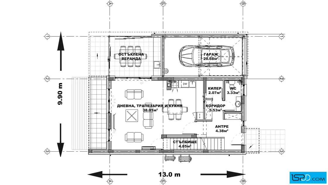 План на първи етаж