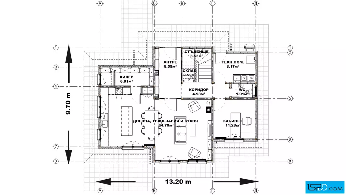 План на първи етаж