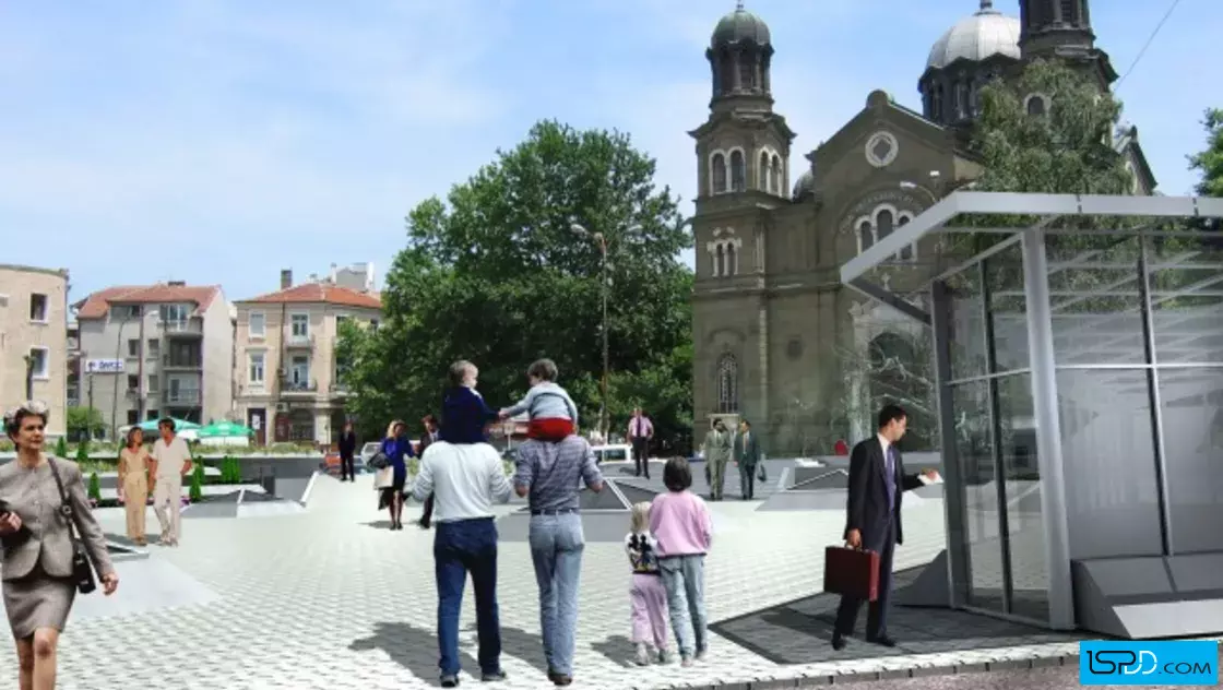 Подземен паркинг и площадно пространство