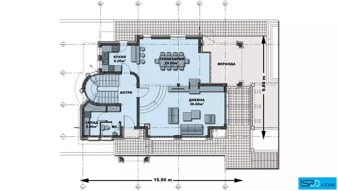 План на първи етаж