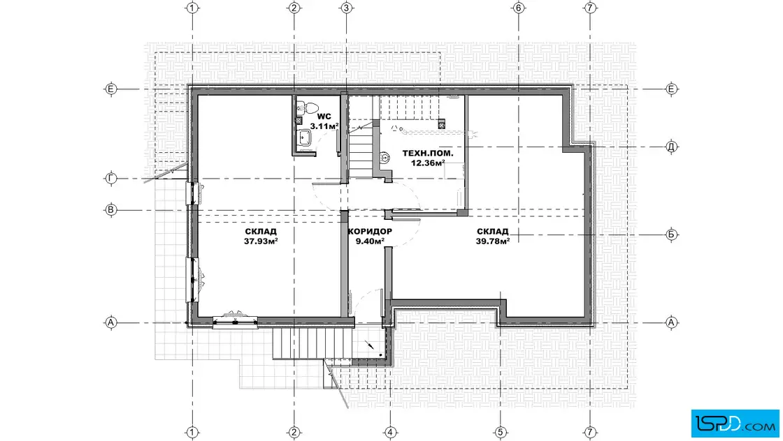План на подземен етаж
