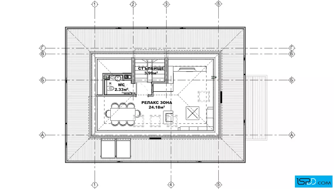 План на трети етаж