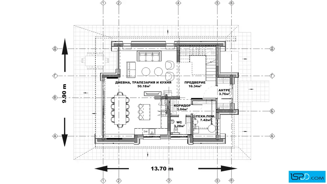 План на първи етаж