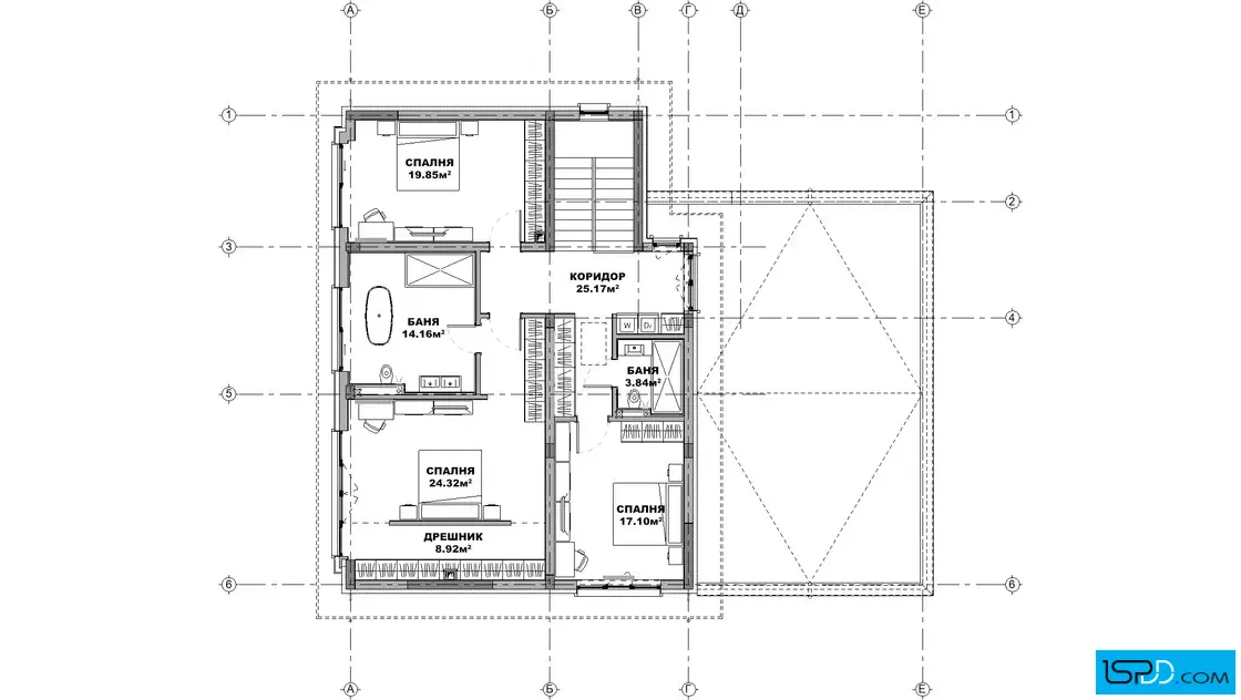 План на втори етаж