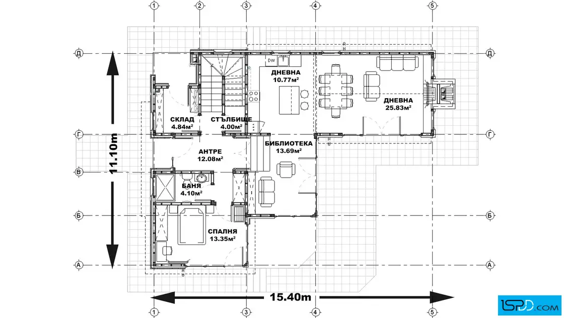 План на първи етаж
