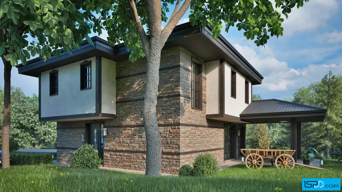 Проект на къща във в.з. Ярема