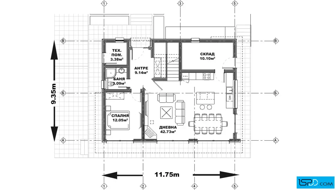 План на първи етаж