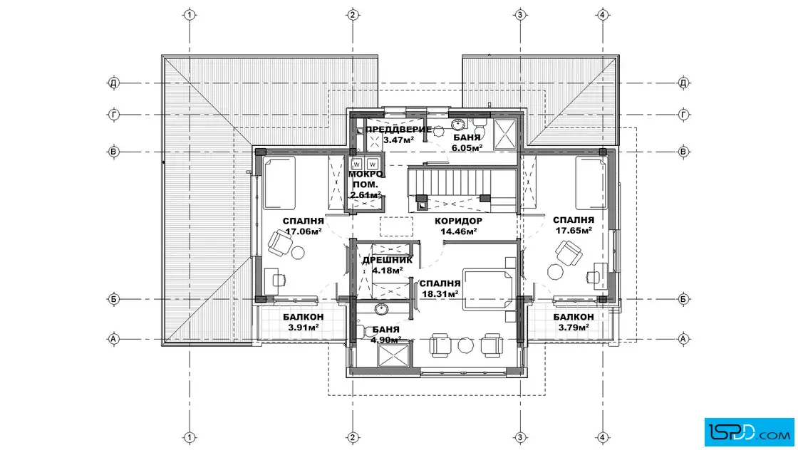 План на втори етаж